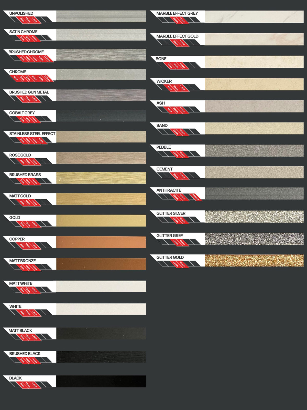 Tile Trims
