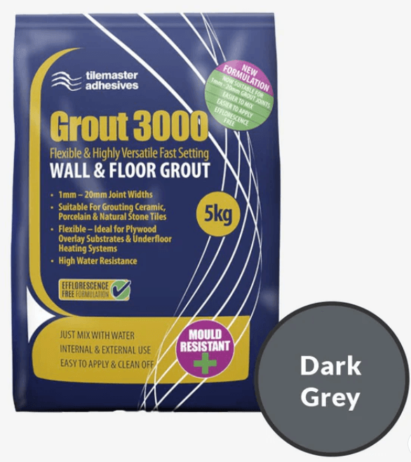 Grout 3000 - DARK GREY - 5kg