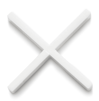 Cross Spacers - 2mm - 300pk