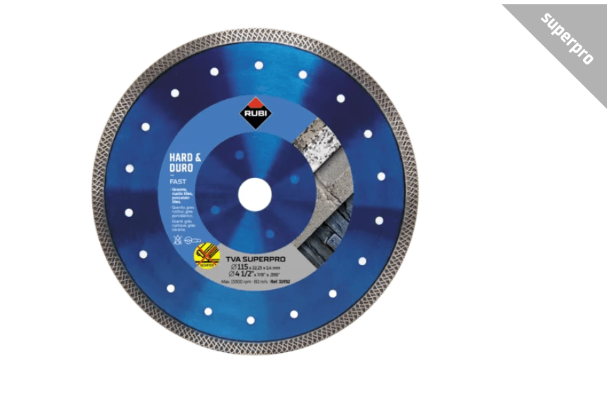 Hard Material TURBO VIPER Diamond Blade (TVA) - 115mm