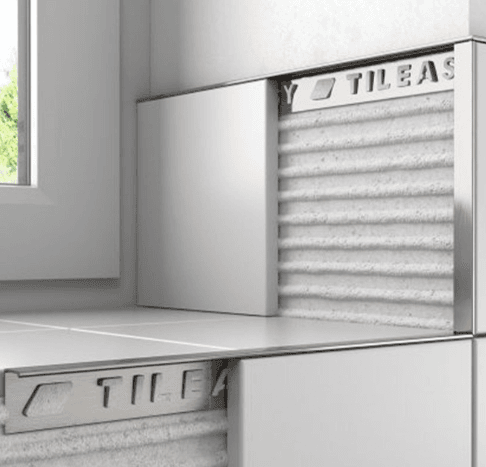 Tileasy Square Edge Metal Trim -Chromes/Stainless Steel